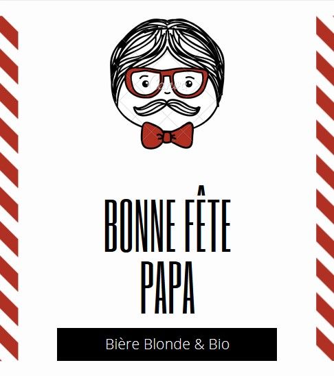 Bonne fête Papa Moustache